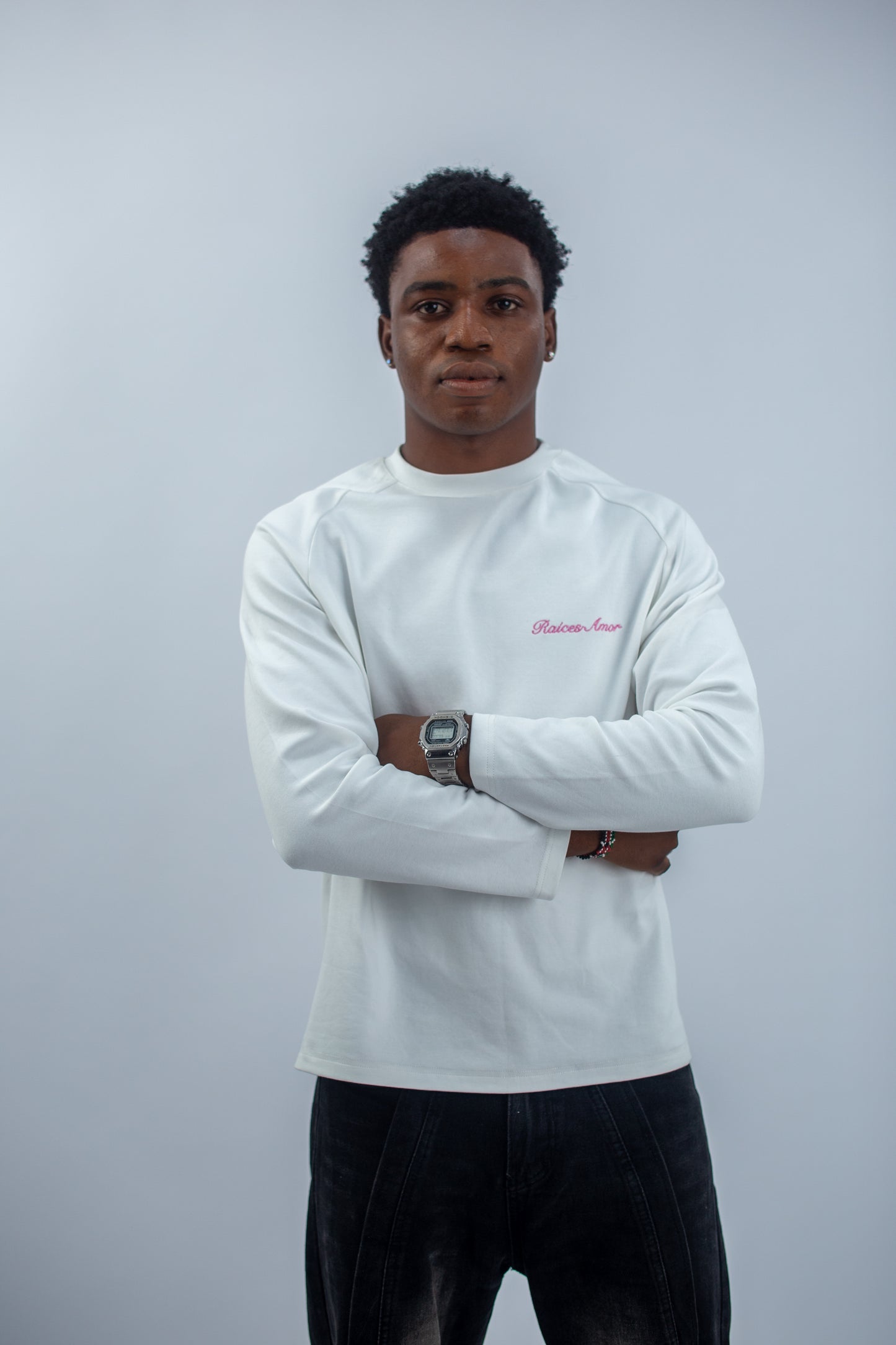 RA Basic longsleeve white