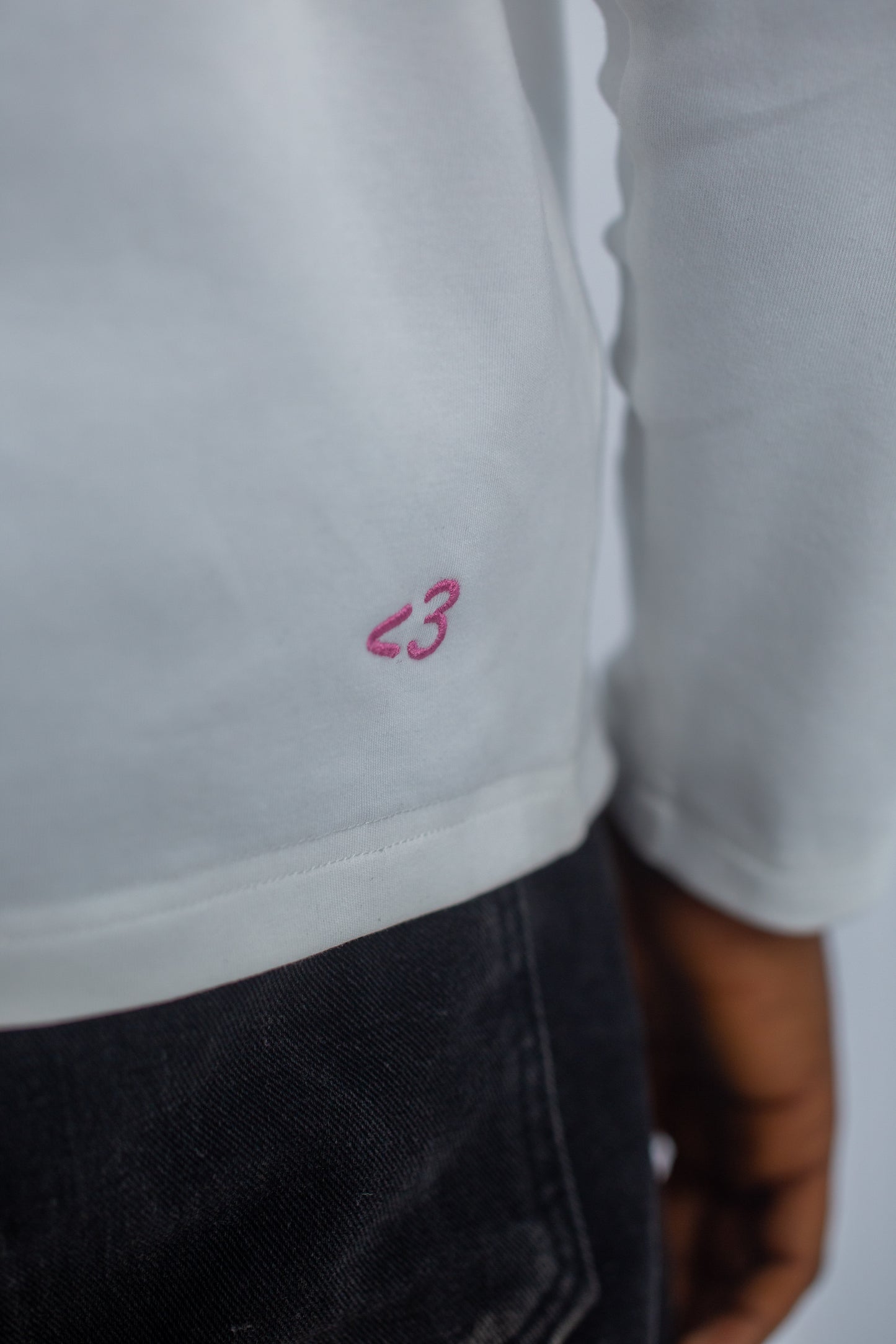 RA Basic longsleeve white