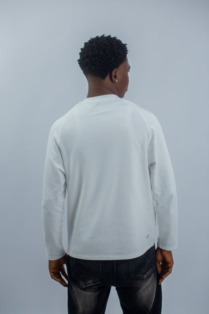 RA Basic longsleeve white
